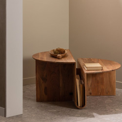 Table d'appoint design en bois BYA