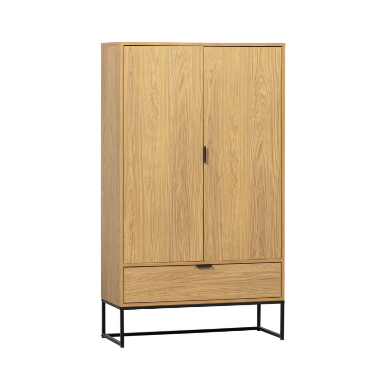 Armoire en bois moderne 2 portes ISSIA